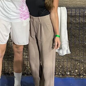 Abercrombie Sloane Tailored Wide Leg Pant